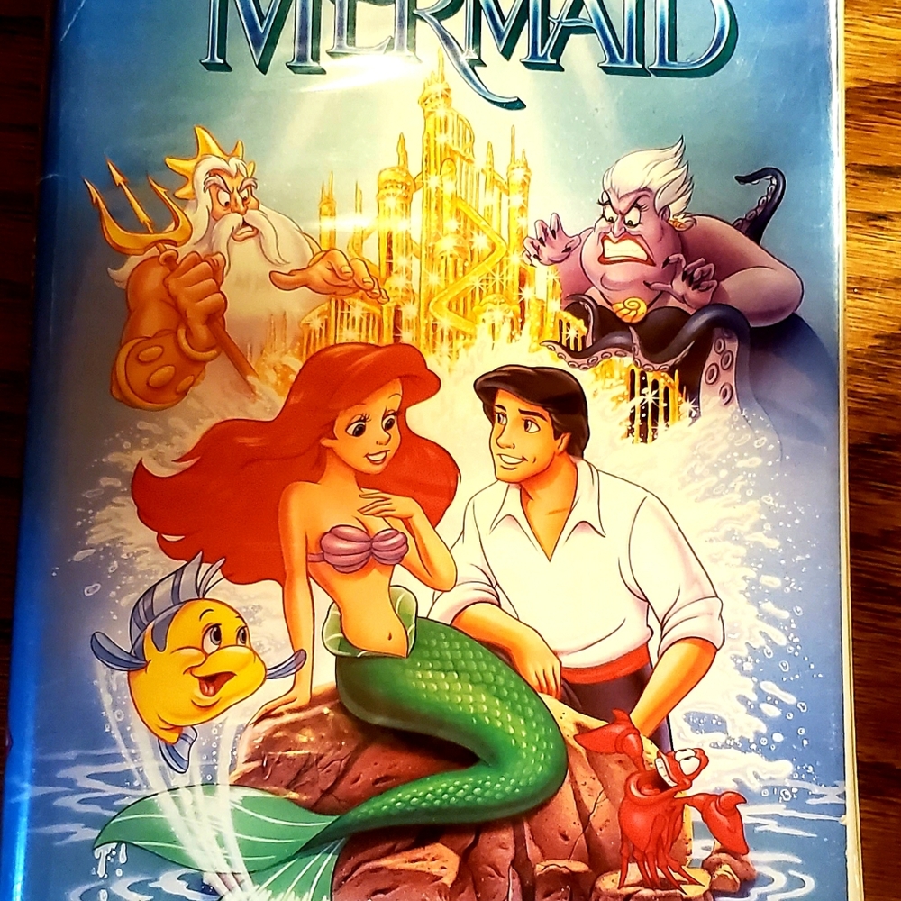 RARE BANNED Cover Walt Disney Little Mermaid VHS